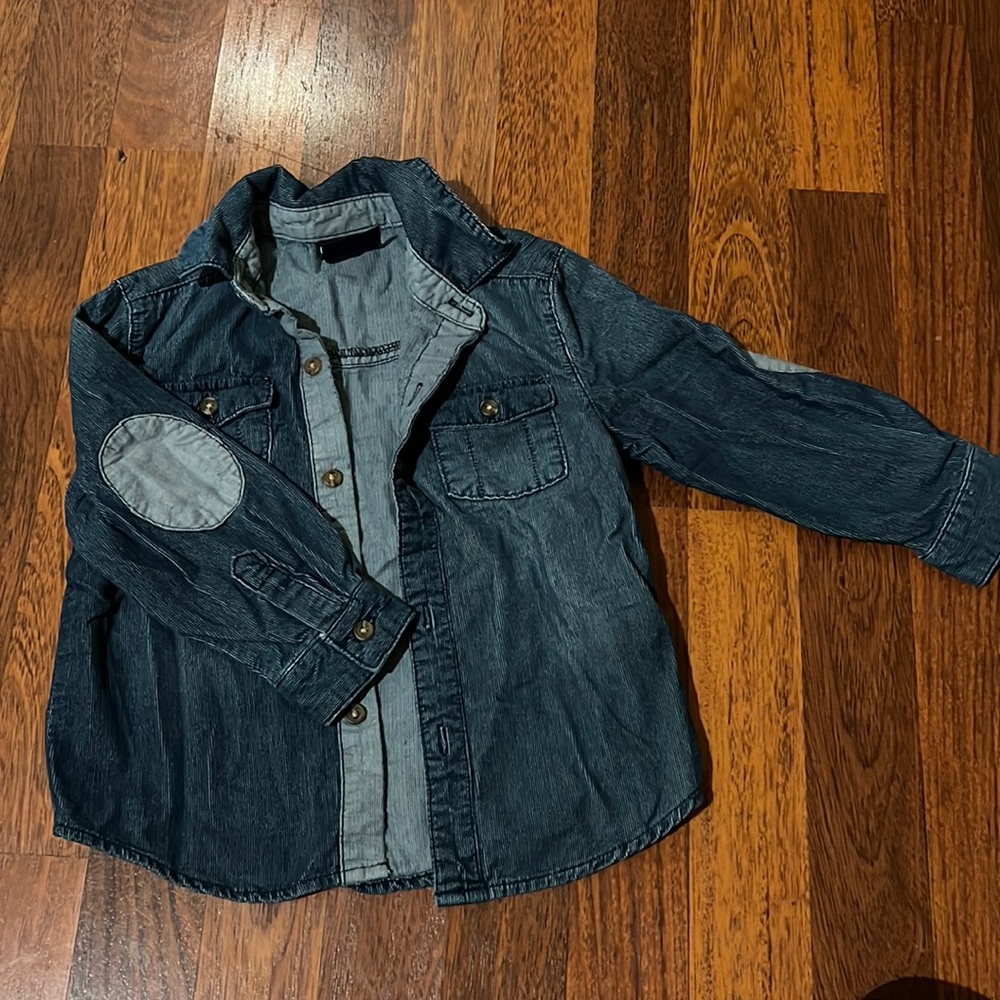 Jean color botton up 3t